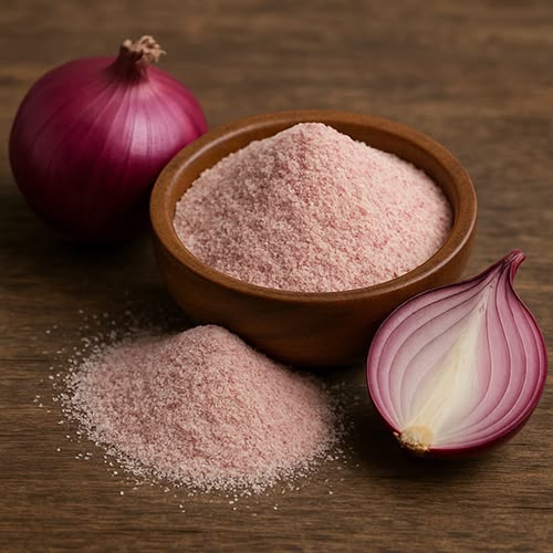 Fresh red onion for onion powder