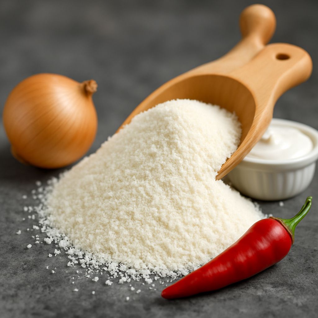 Garlic powder product presentation